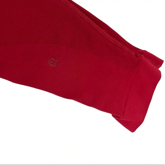 Lululemon Zone In Crop 21" Leggings Berry Rumble seamless High Rise Size 4 - Picture 7 of 9